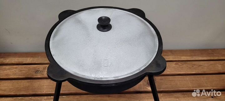 Казан чугунный 10л + тринога