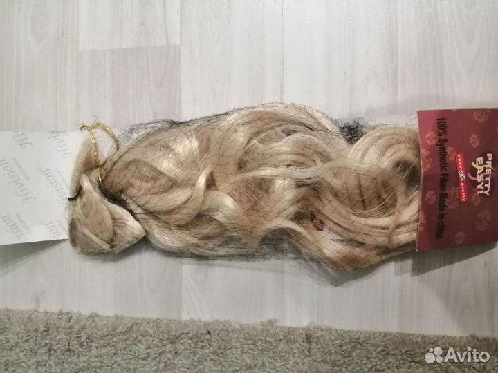 Волосы на заколках искусственные