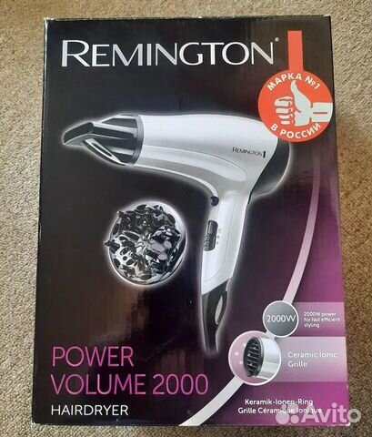 Фен Remington power volume 2000 D 3015 новый