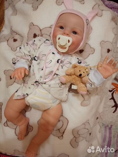 Кукла реборн новорожденный малыш