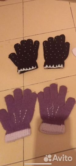 Перчатки для девочки 3-5 лет