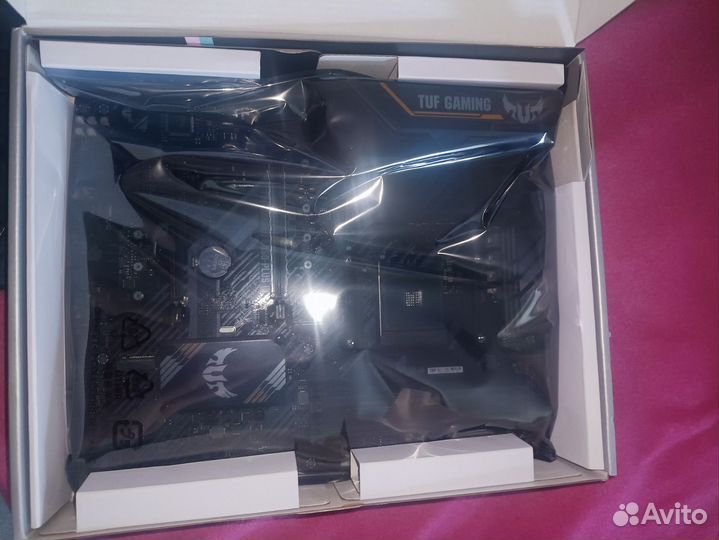 Новая) Материнская asus TUF gaming B450-plus II