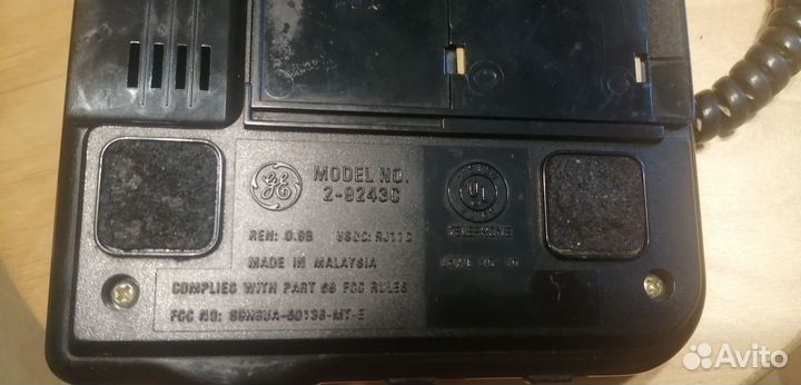 Телефон проводной General Electric модель 2-9243C