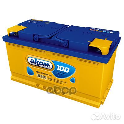 Аккумулятор 100 А/ч прямая L+ 353x175x190 EN920 А