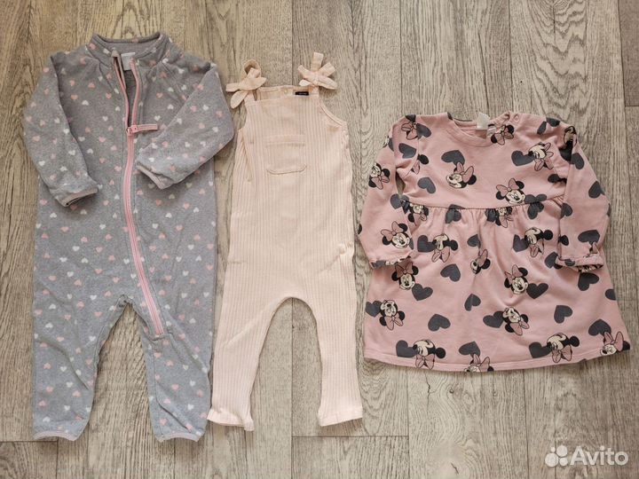 Пакет вещей одежда для девочки 86 92