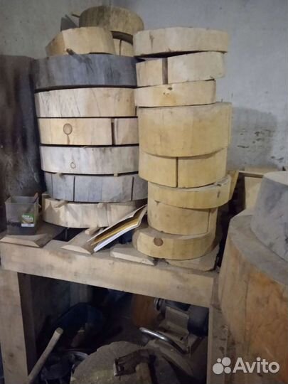 Сухие спилы из кедра