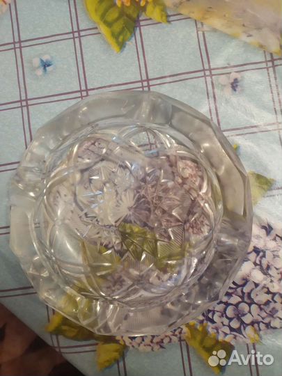 Пепельница хрустальная СССР