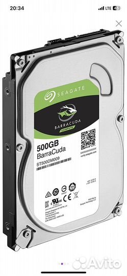 Жесткий диск Seagate BarraCuda 500гб