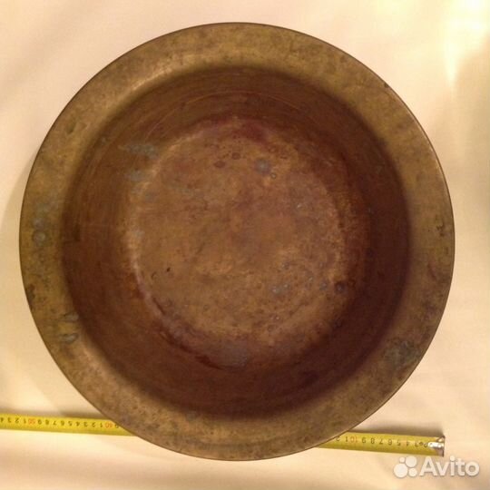 Медный таз большой для варки варенья