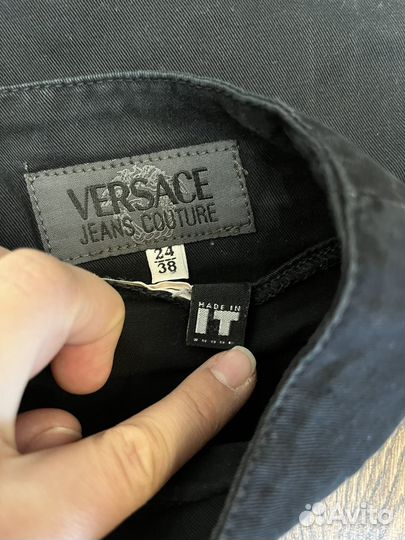 Мини юбка versace couture