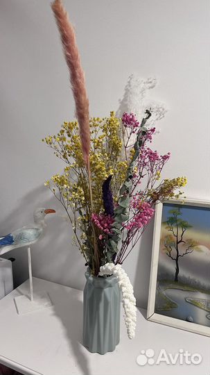 Букет из сухоцветов интерьерный