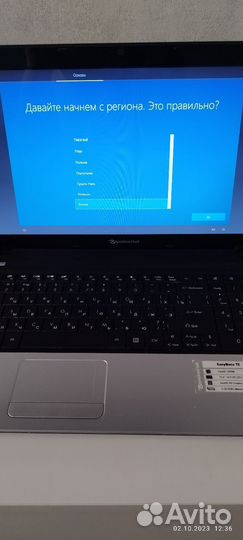 Ноутбук packard Bell