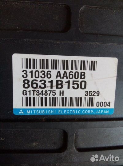 Блок управления АКПП Mitsubishi Asx 1.8 вариатор