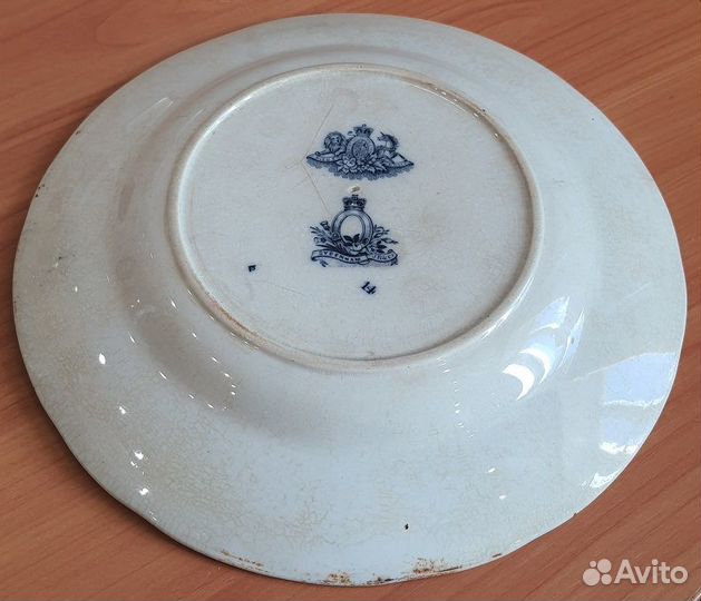 Тарелка блюдо. 19 век, Англия