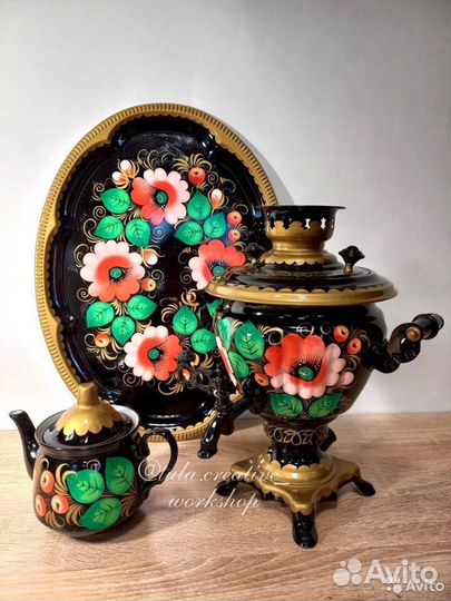 Самовар в наборе, 2 литра