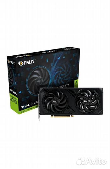 Новая видеокарта RTX 4070 12Gb Palit Dual