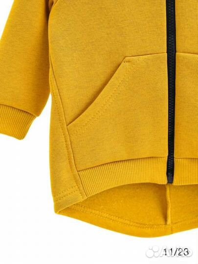 Толстовка начес горчица