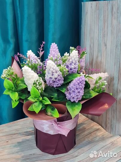 Букет из мыла. Сиренька в наличии
