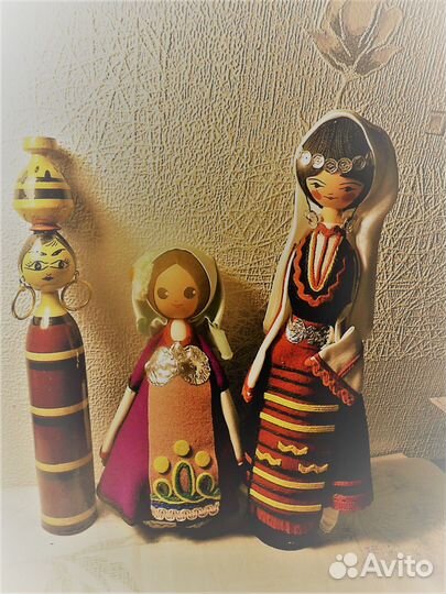 Куклы дерево. Европа Серия