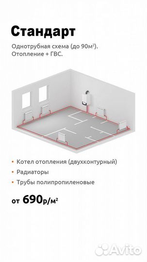 Отопление под Ключ. Монтаж