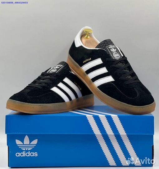 Кроссовки Adidas Gazelle Black (Арт.53358)