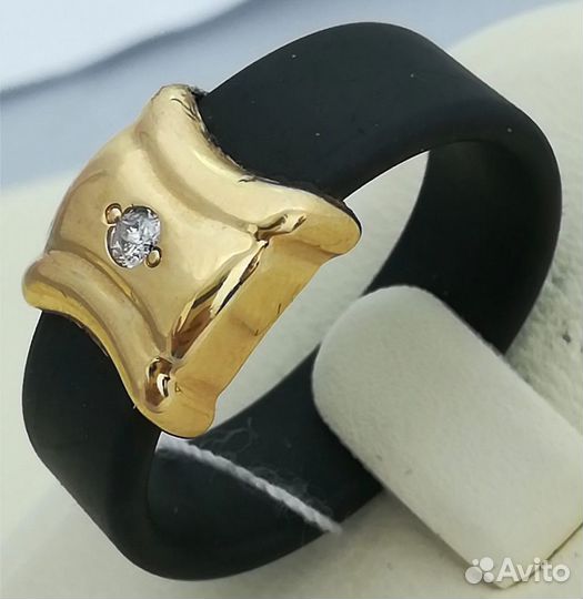Кольцо / размер 19,5 / 3,40г / Золото585 / фианиты круглые