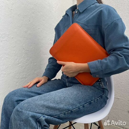 Кожаный чехол для ноутбука MacBook Air/Pro13