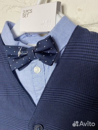 Костюм h&m hm тройка классический для малыша 74 р