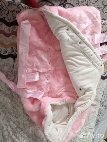 Конверт на выписку зимний для девочки