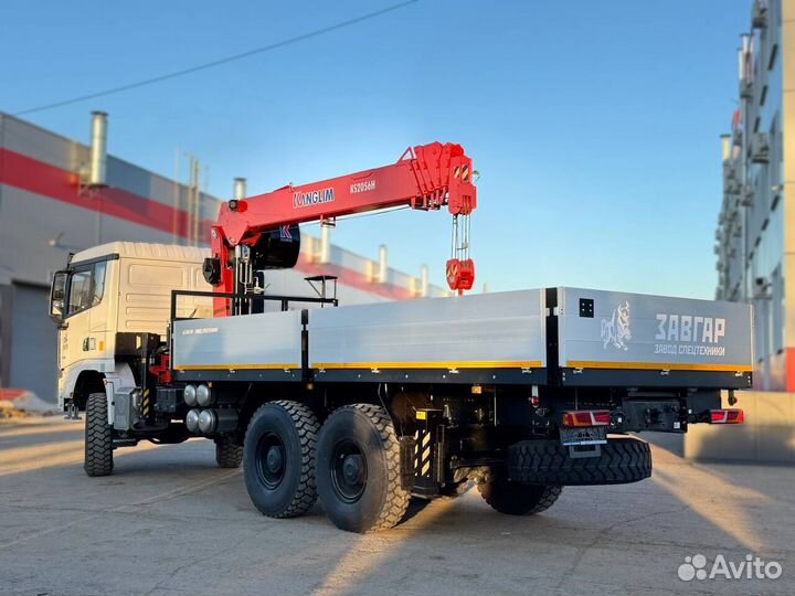 Бортовой грузовик Shacman X3000 с КМУ Kanglim, 2024