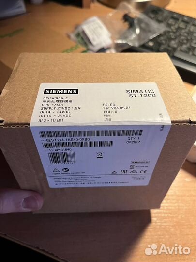 Siemens simatic S7-1200, CPU 1214C