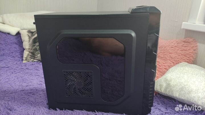 Корпус для пк компьютера черный