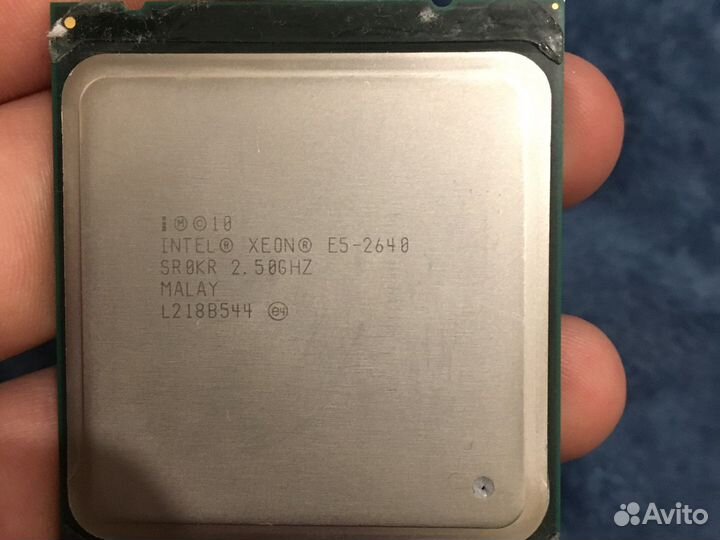 Процессор intel xeon e5 2640 6/12
