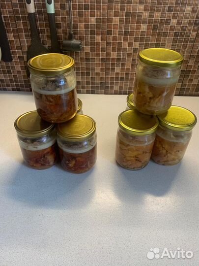 Свинина тушеная домашняя