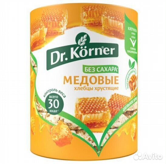 Хлебцы Доктор Корнер (Dr.Korner) Медовые 100г