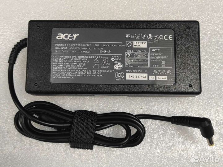 Блок питания для Acer 19V 6.3A 120W