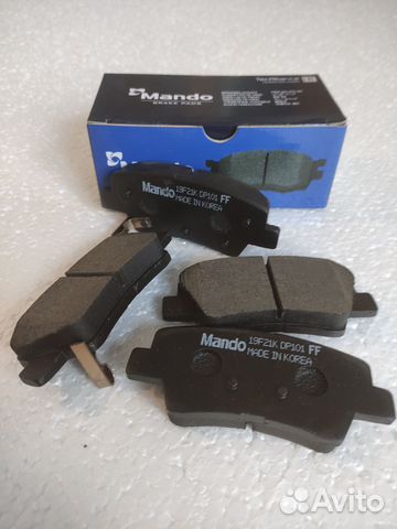 Колодки тормозные задние hyundai Solaris