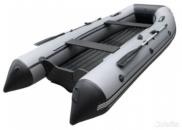 Лодка orca 305 нд серая
