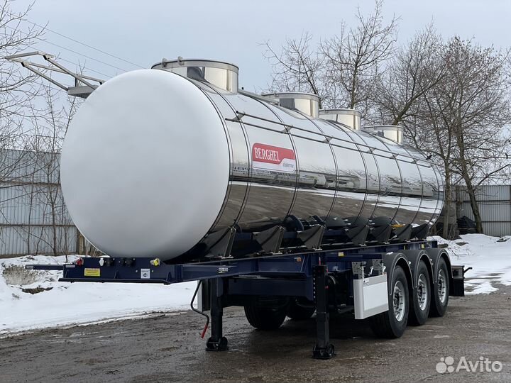 Полуприцеп пищевая цистерна BERGHEL 24500Л 3-осная, 2024