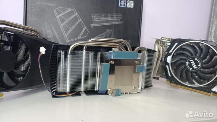 Новое охлаждение msi Armor rx 570 580