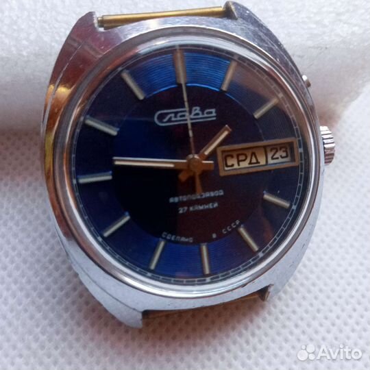 Часы СССР наручные Слава автоподзавод 27 камней