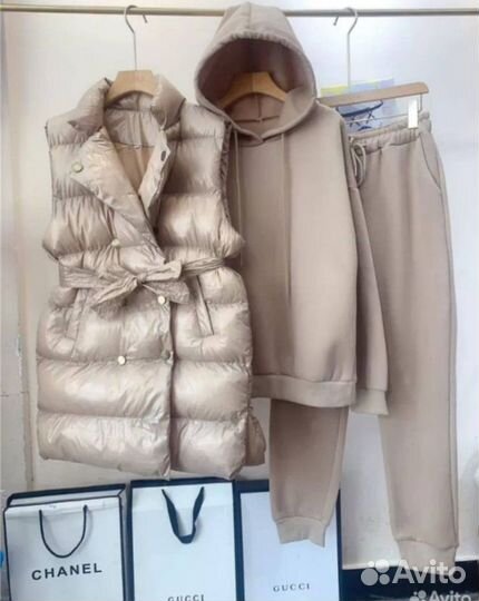 Спортивный костюм женский тройка Size 46-56