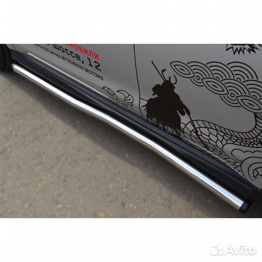 Защита порогов Mitsubishi ASX от 2012 г. в