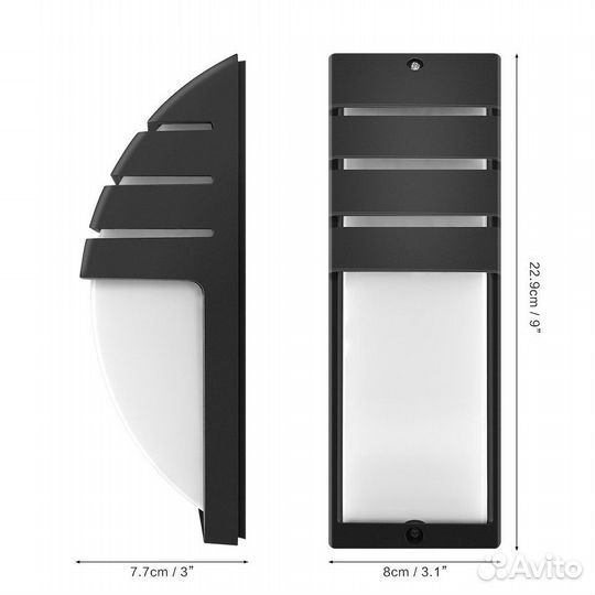Уличный фасадный светильник новый