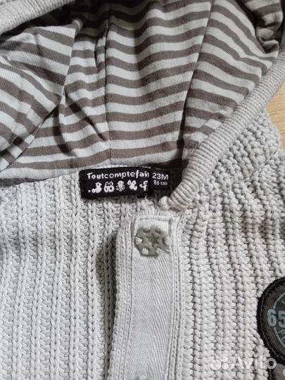 Кофты детские р. 82,86