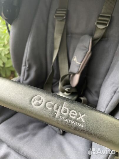 Коляска cybex priam lux midnight blue-navy 2 в 1