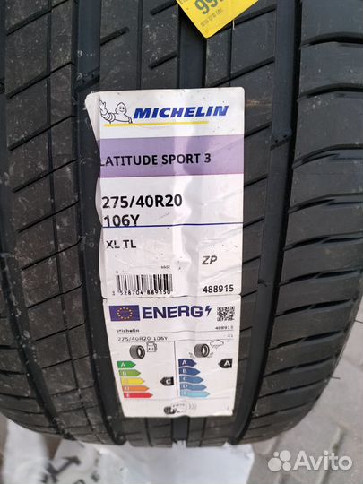 Michelin Latitude Sport 3 ZP 275/40 R20 106Y