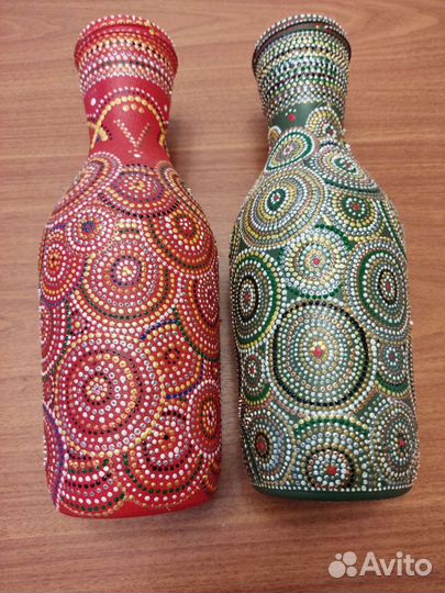 Ваза под цветы ручной работы