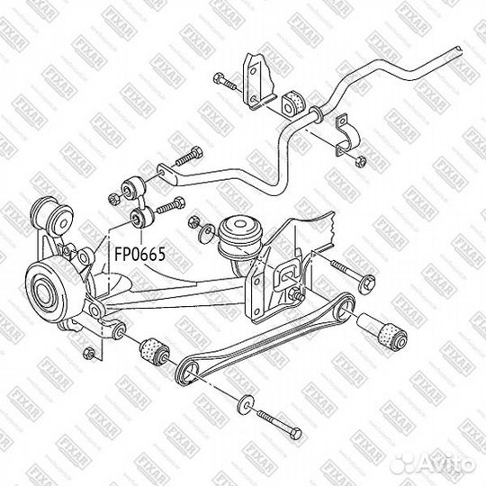 Тяга стабилизатора audi A6/Allroad 97-больше чем/V