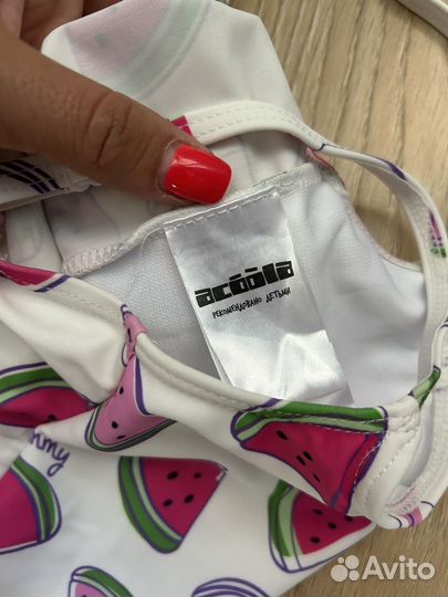 Купальник для девочки 74 80